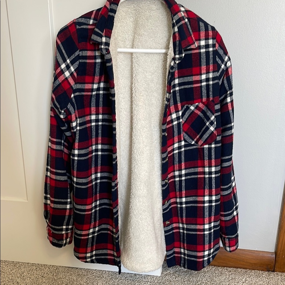Women’s Flannel, Soft material inside, Size M